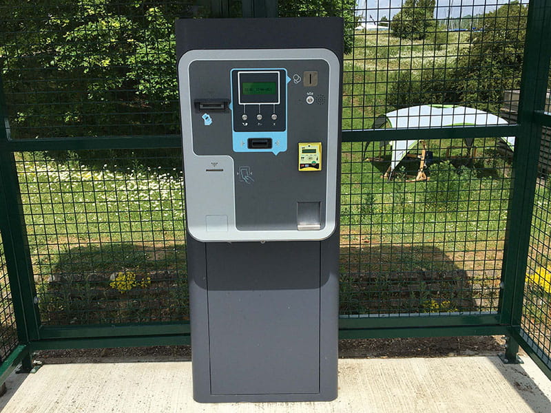Pay on foot car parking system