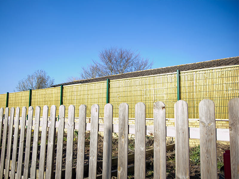 Euroguard combi mesh fencing secures school