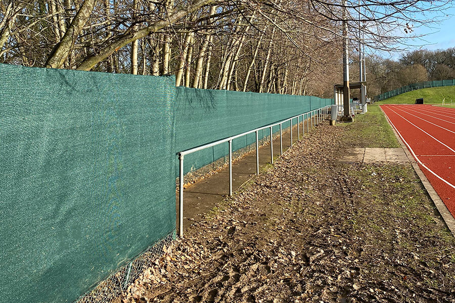 Chain Link Fencing with Netting