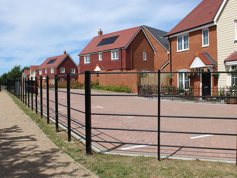 Housing estate fencing