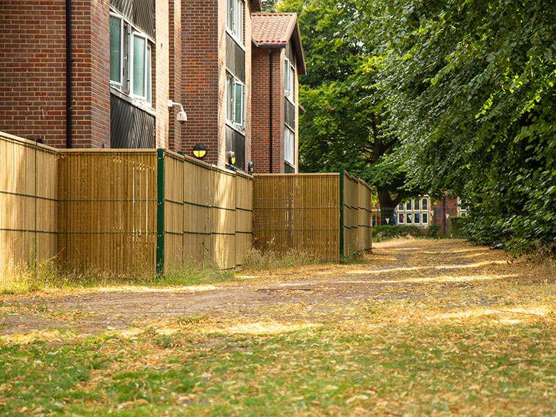 Boarding school fencing