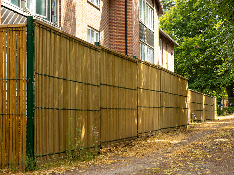 College security fencing