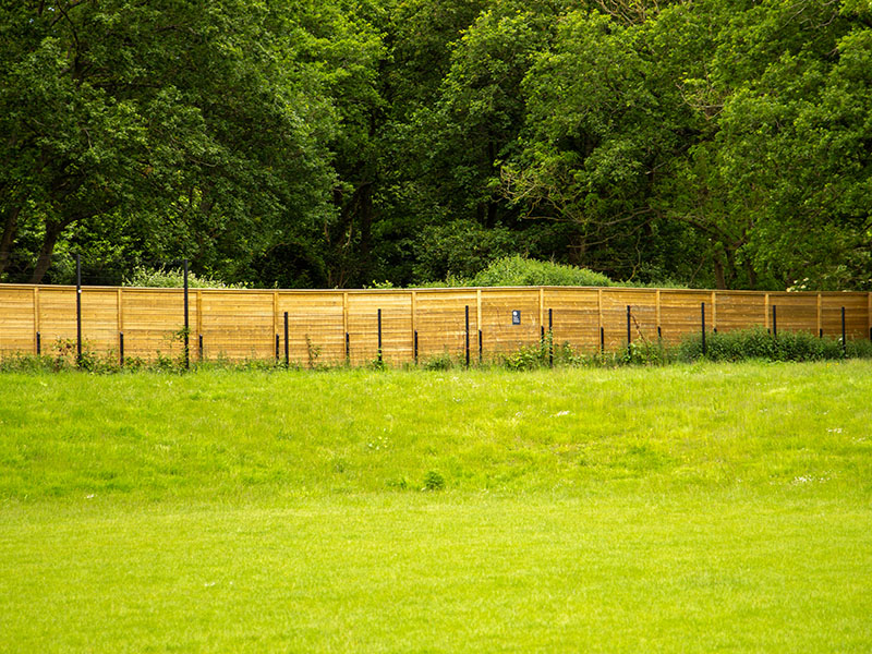Timber acoustic fencing