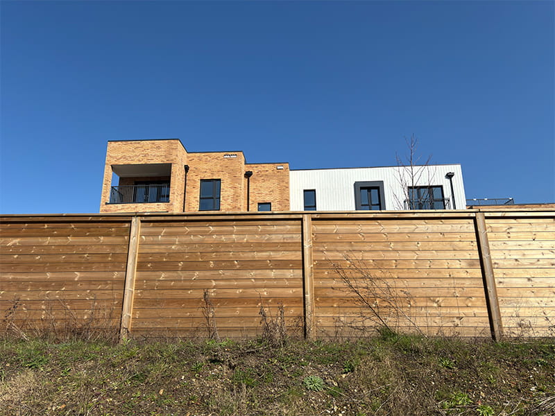 Acoustic fence panels