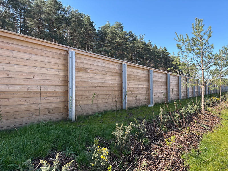 Housebuilders Overcame Roadside Challenges with Acoustic Fencing