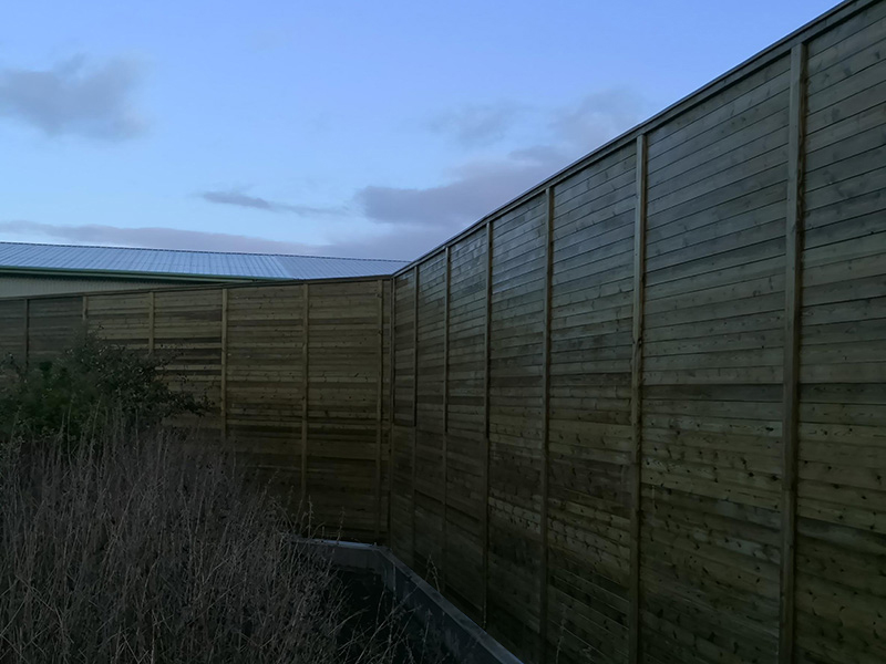 Food supplier security fencing