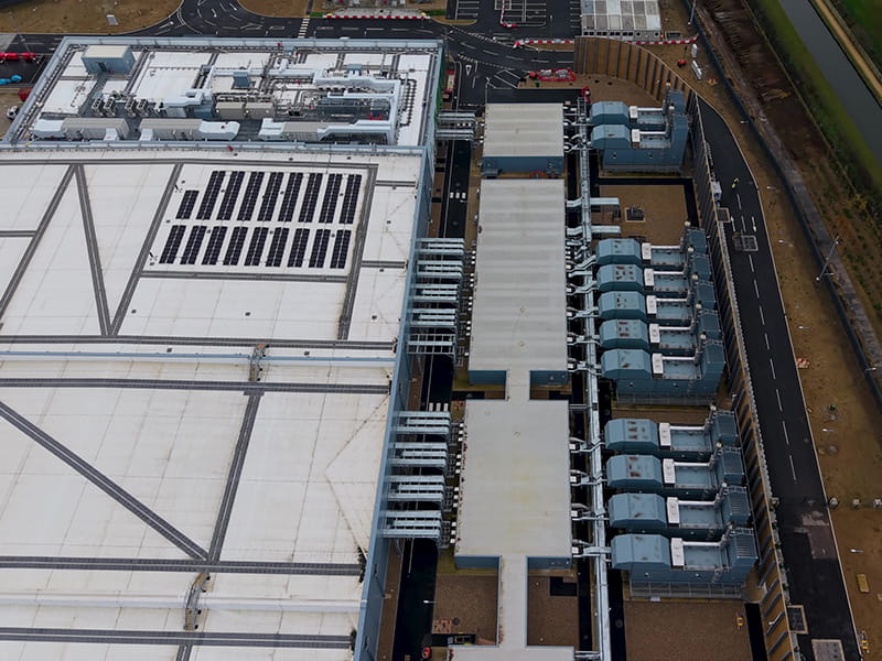 Data centre acoustic barrier