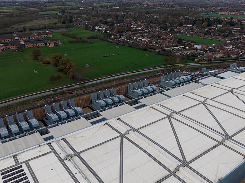 Hyperscale data centre fencing