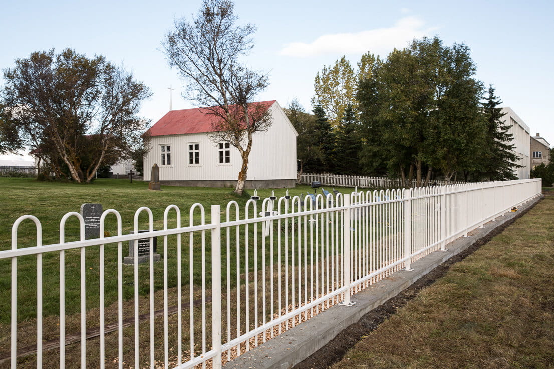 Church security fencing