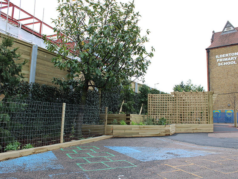 Noise barriers for schools