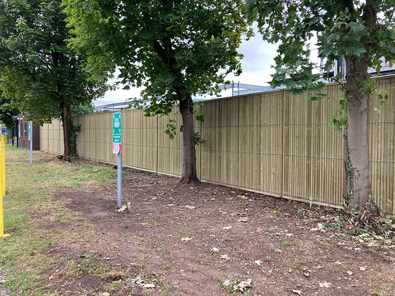Security fencing with privacy