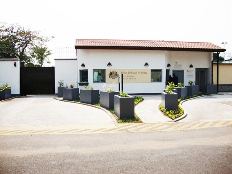 British Embassy building Congo Africa