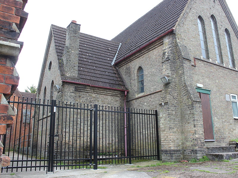 Church security fencing