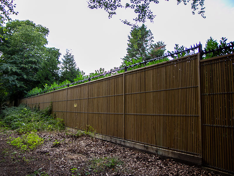Luxury home security fence