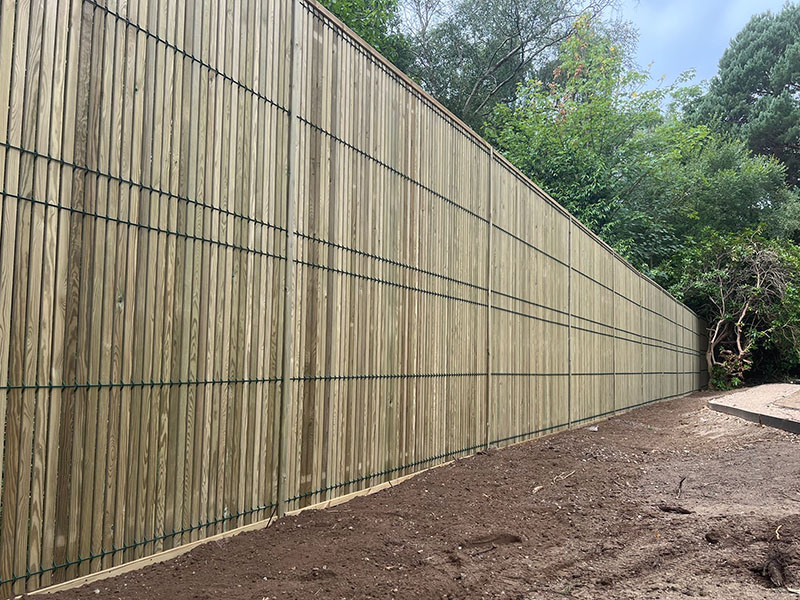 Mansion security fencing