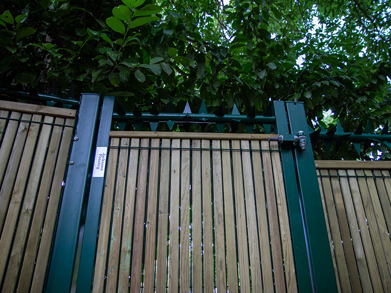 Secure garden gate