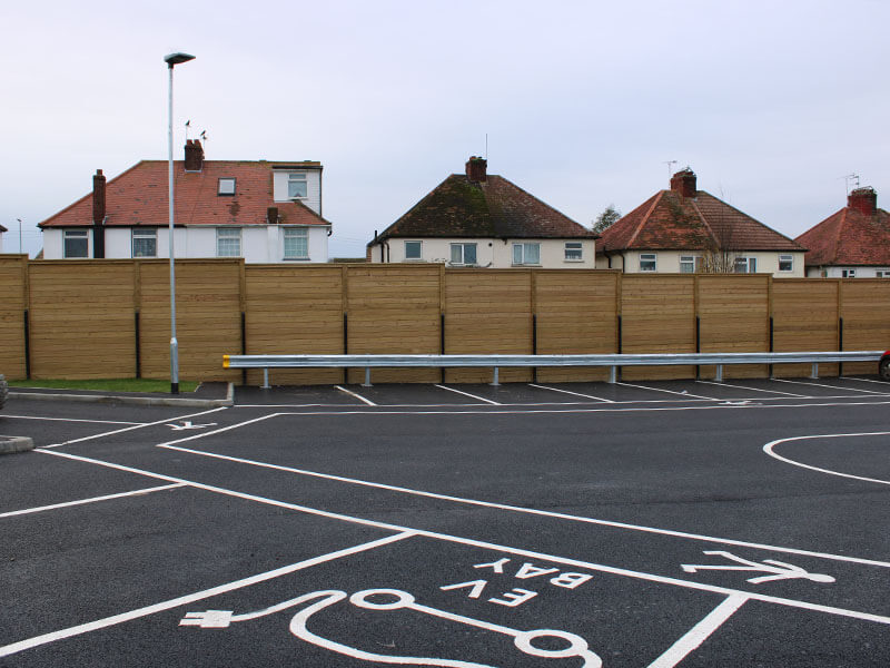 Timber acoustic barriers