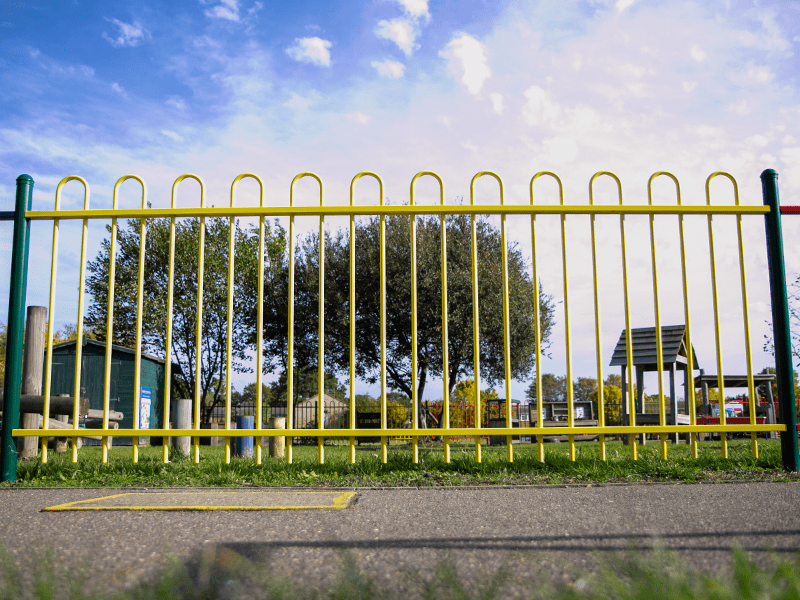 coloured fencing