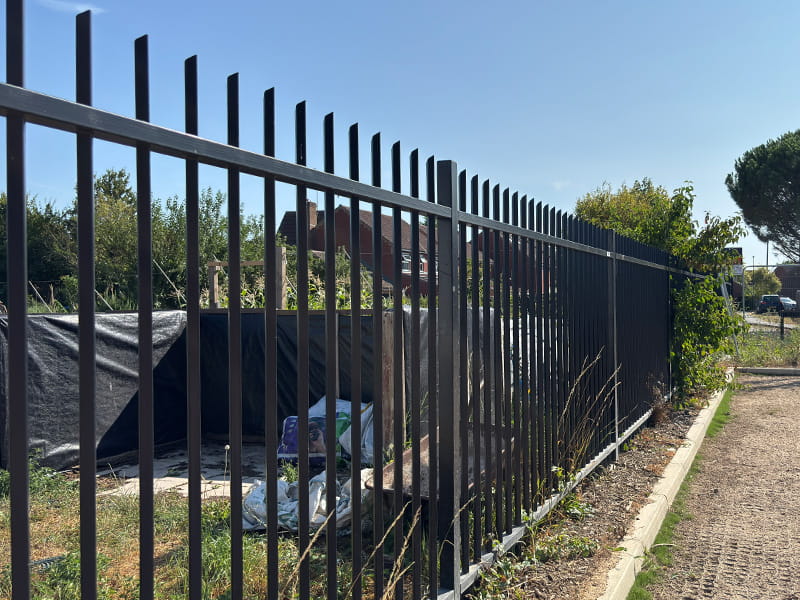 Metal Security Fence Panels for Allotments