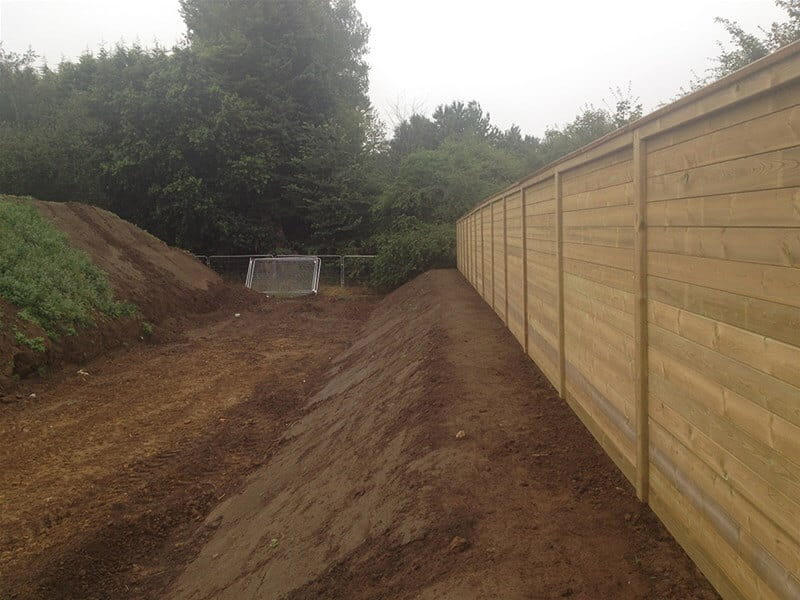 Timber acoustic fencing