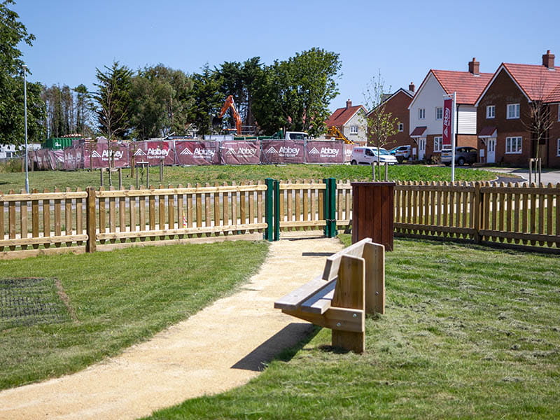 Play area fencing and gates