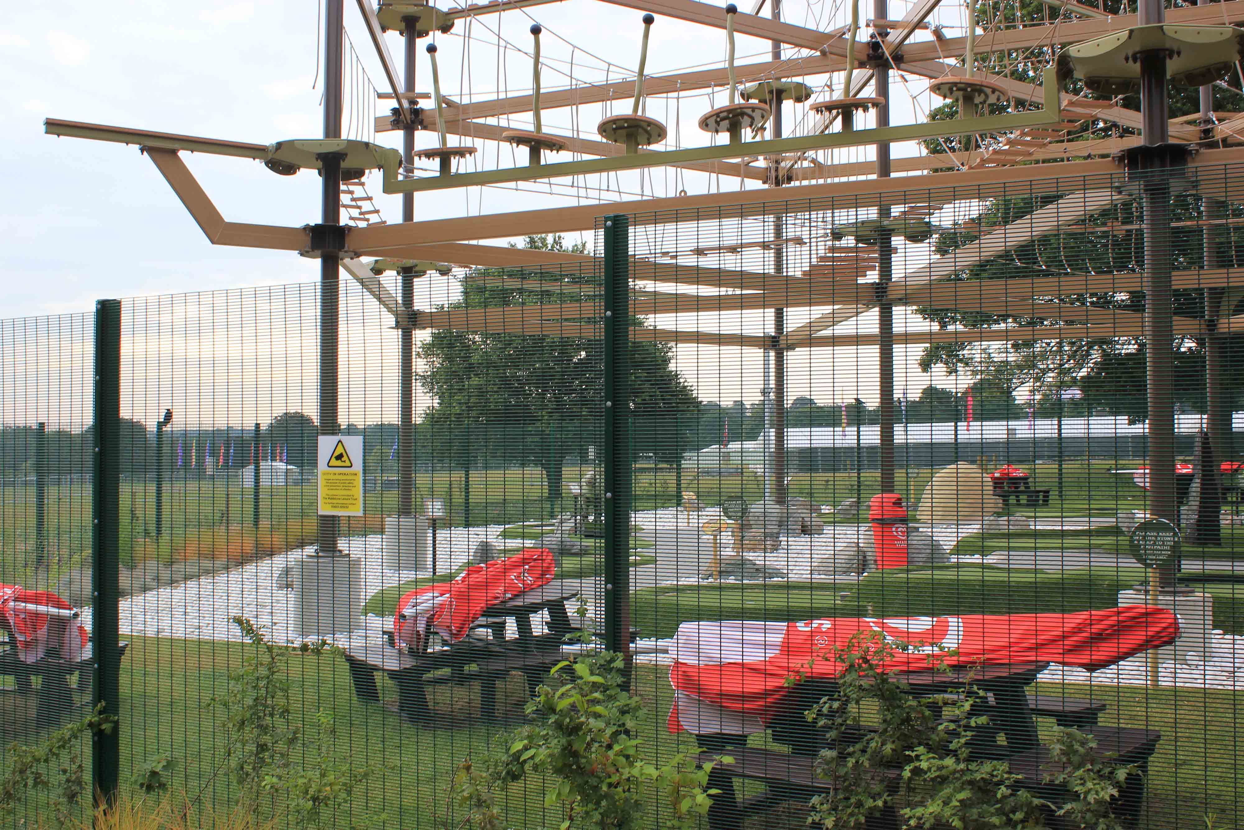 Adventure playground fencing