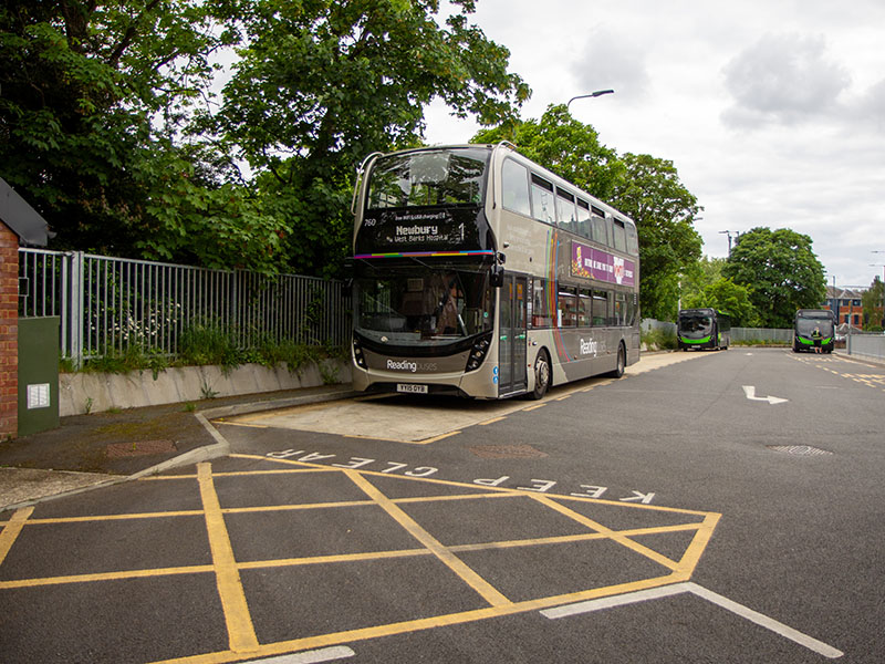 Bus depot fencing