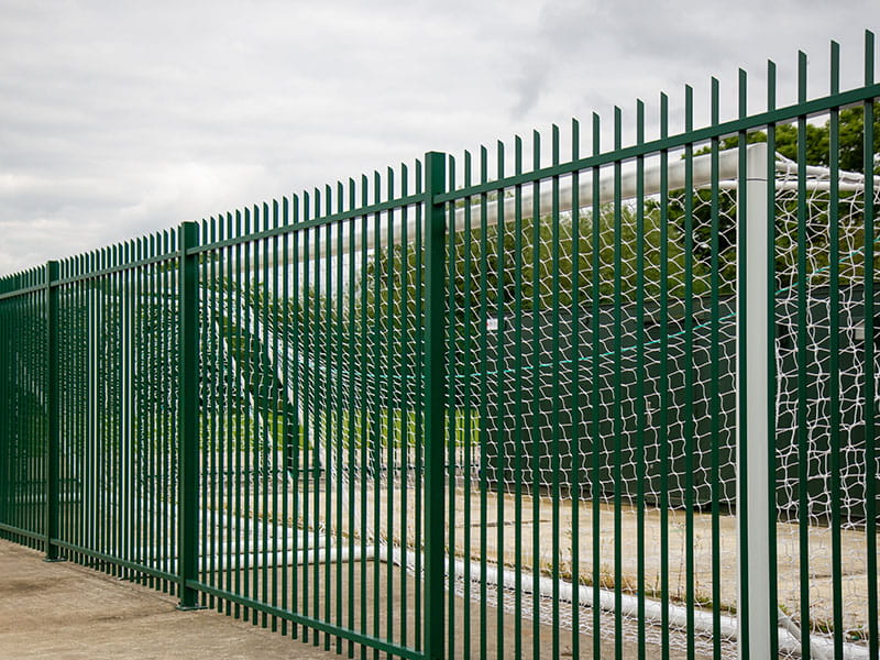 Anti vandal fencing