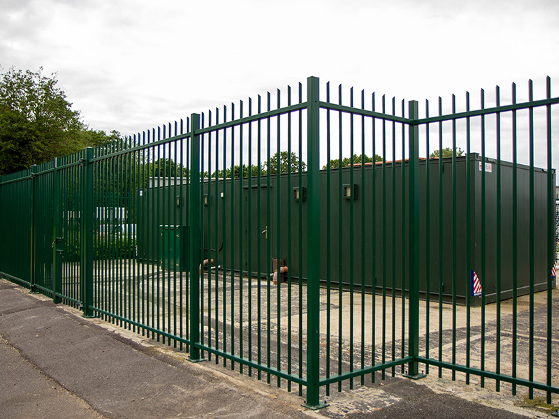 Football ground fencing