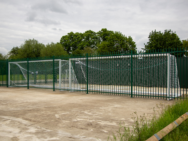 Sports equipment storage security fencing