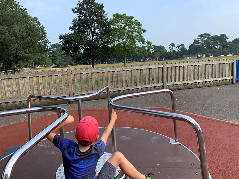 Play area fencing