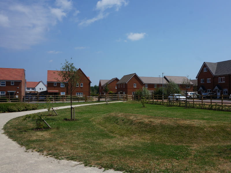 Post and Rail Fencing for Playground