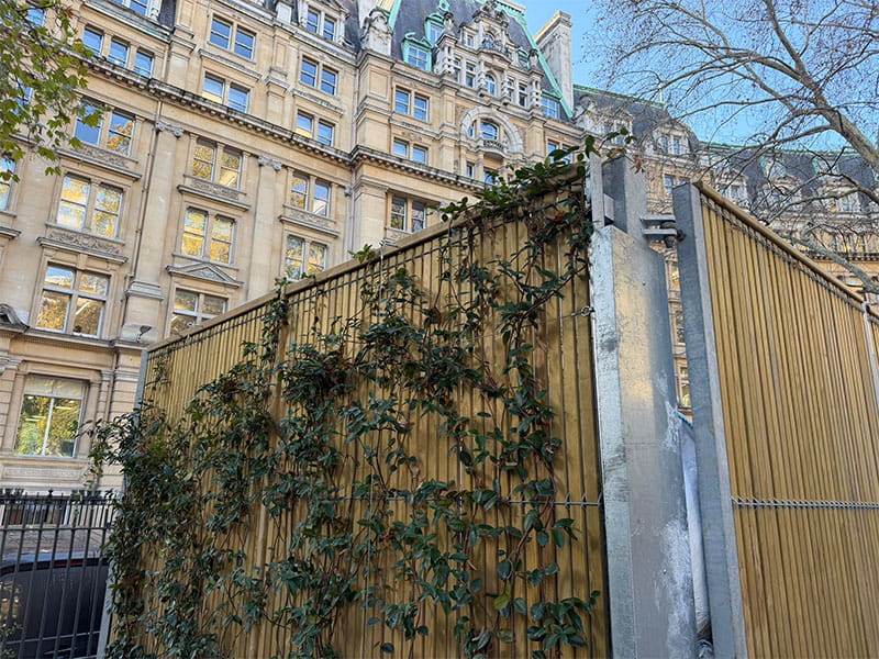 EuroGuard Fencing Storage in London Park