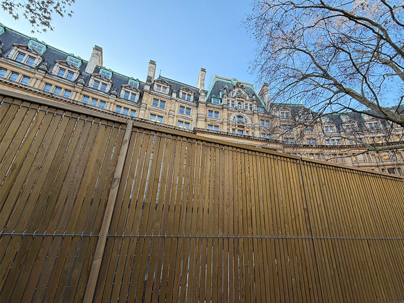 EuroGuard Security Fencing Steel and Timber