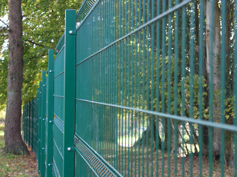 EuroGuard Regular V mesh fencing for a playing field
