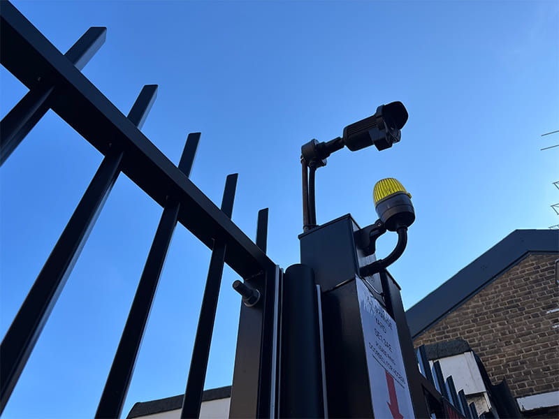 Secure fencing for London site