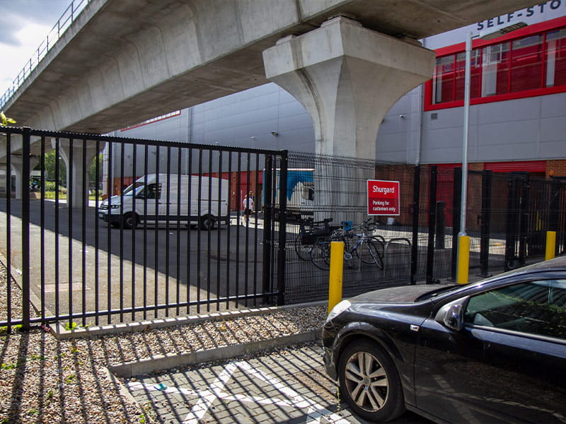 self storage fence