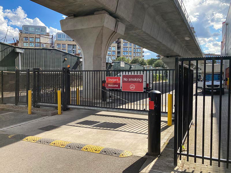 self storage security gate
