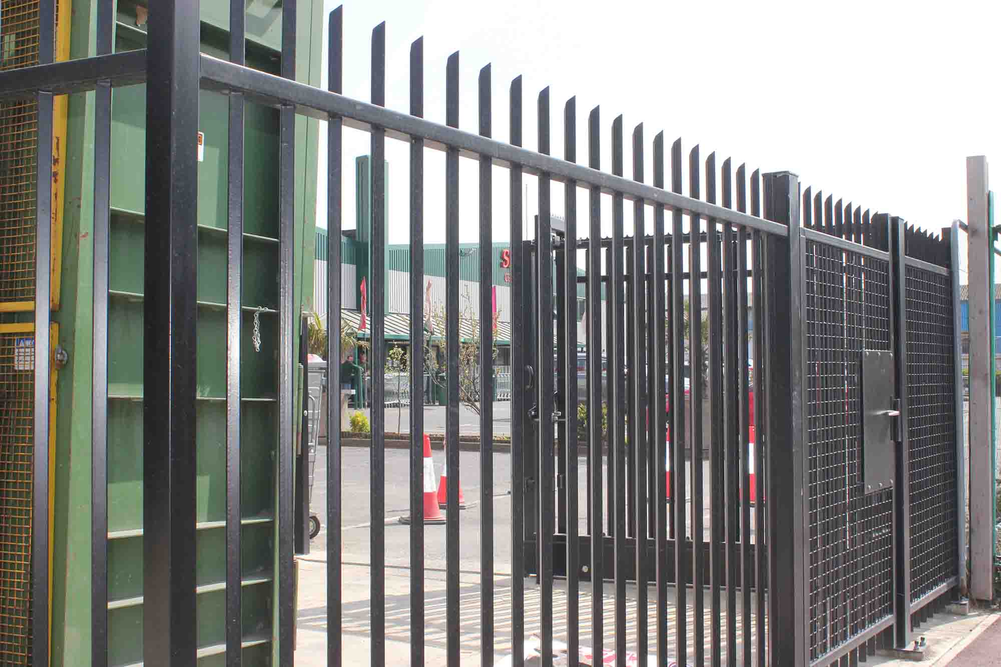 Metal railings commercial property