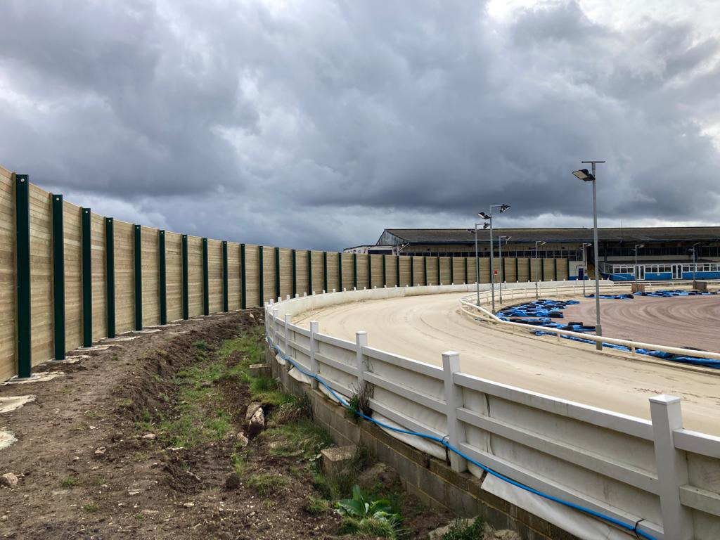 Stadium security fencing