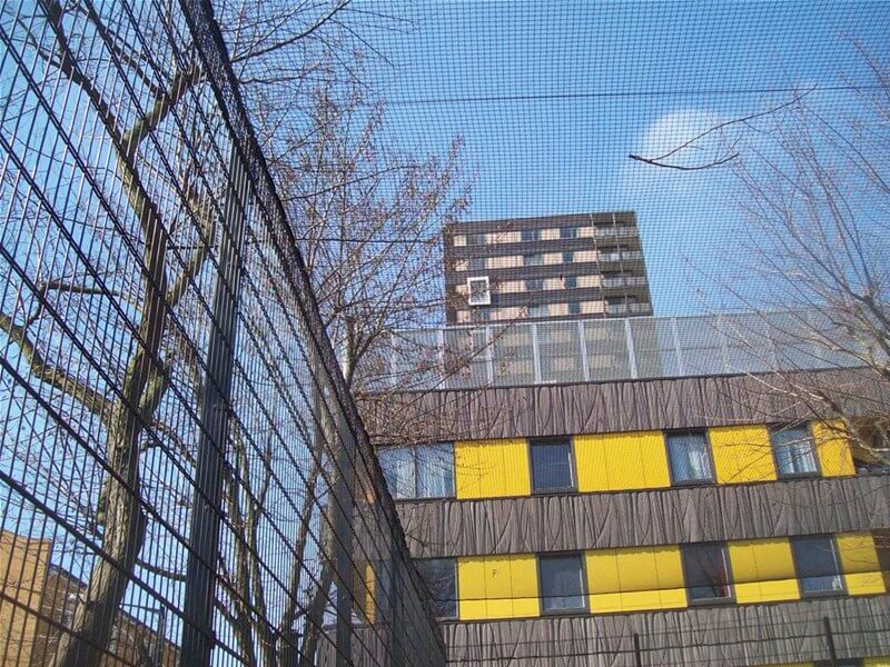 Ball stop fencing community centre