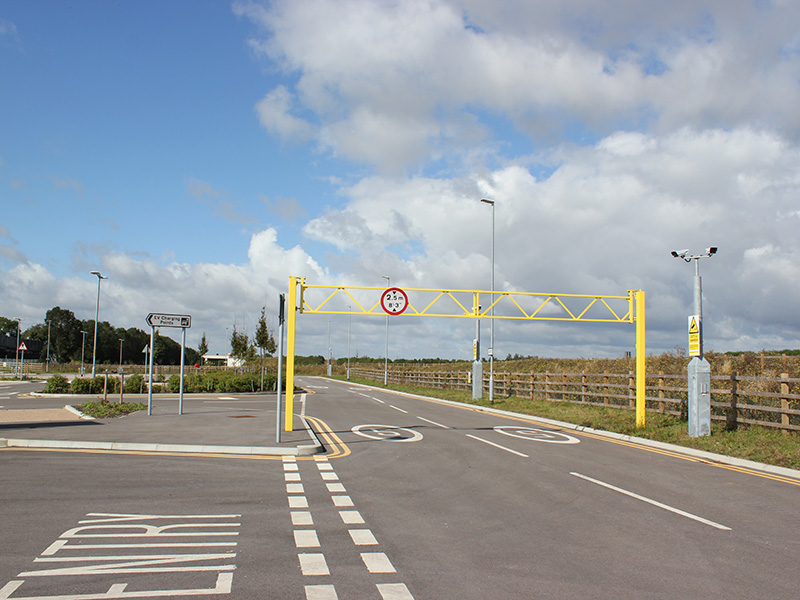 Height restriction barrier