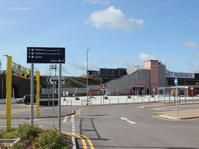 Train station car park access
