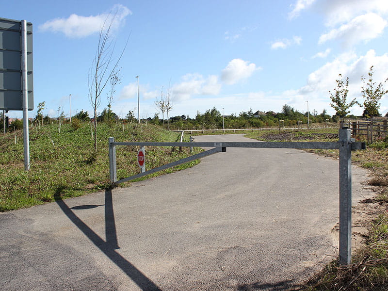 Warden swing barrier