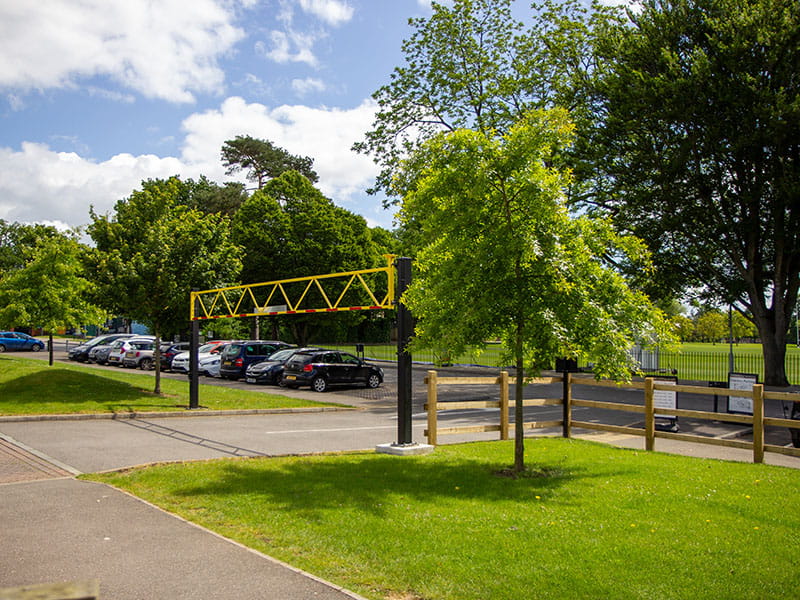 Height restriction barrier