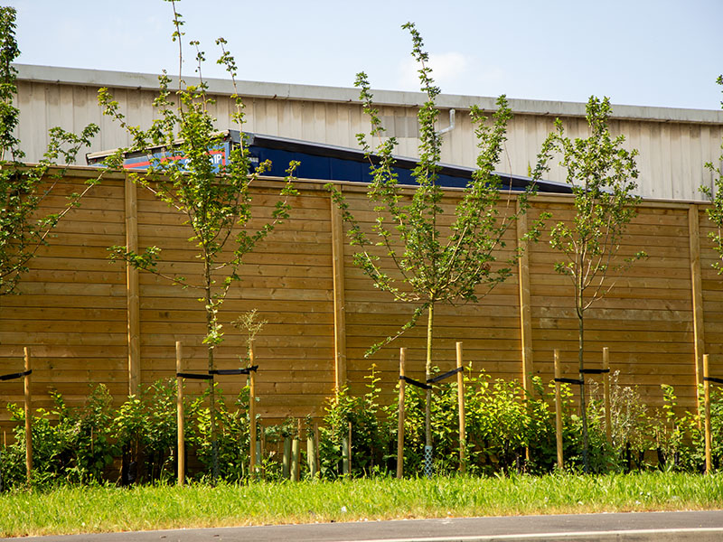 Acoustic barrier