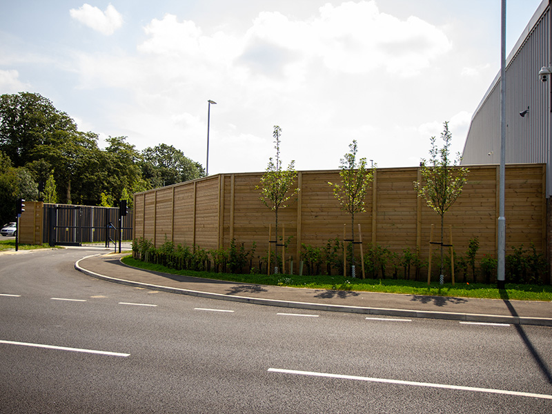 Acoustic security barrier