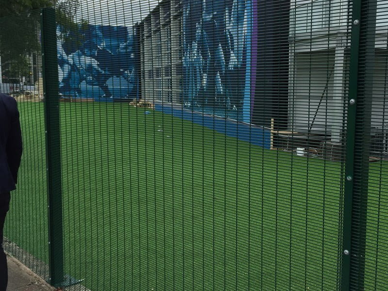 Stadium fencing