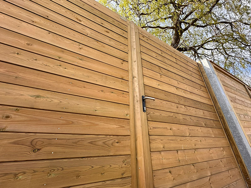 Timber acoustic gate