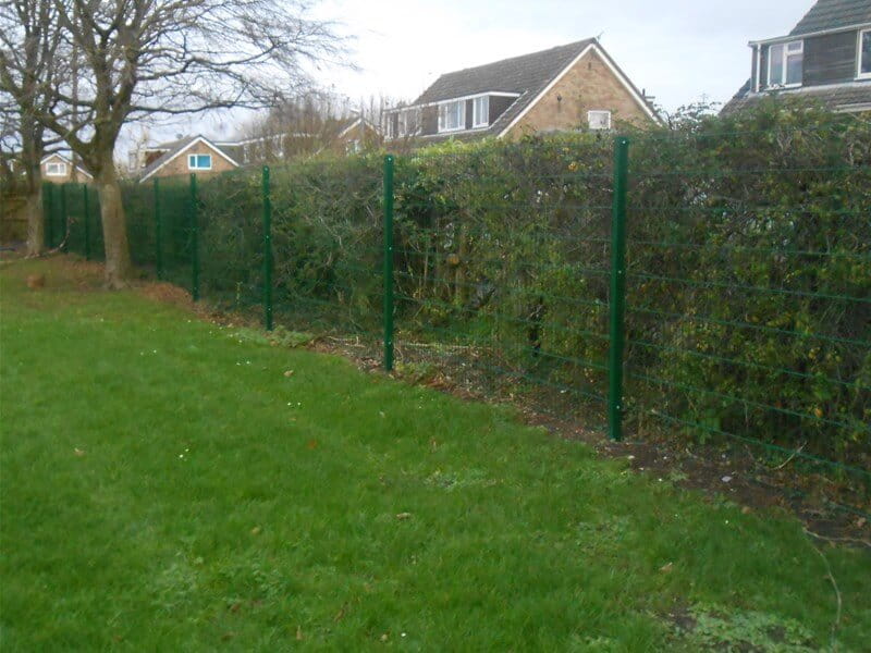 Welded mesh fencing for schools